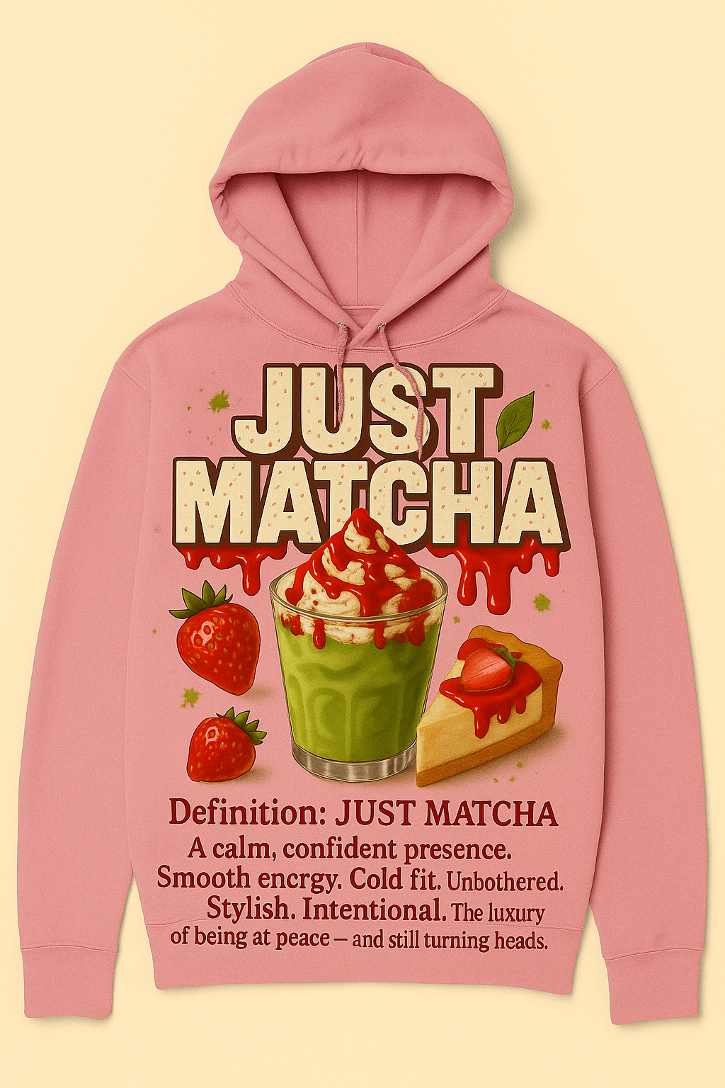 Strawberry cheesecake matcha